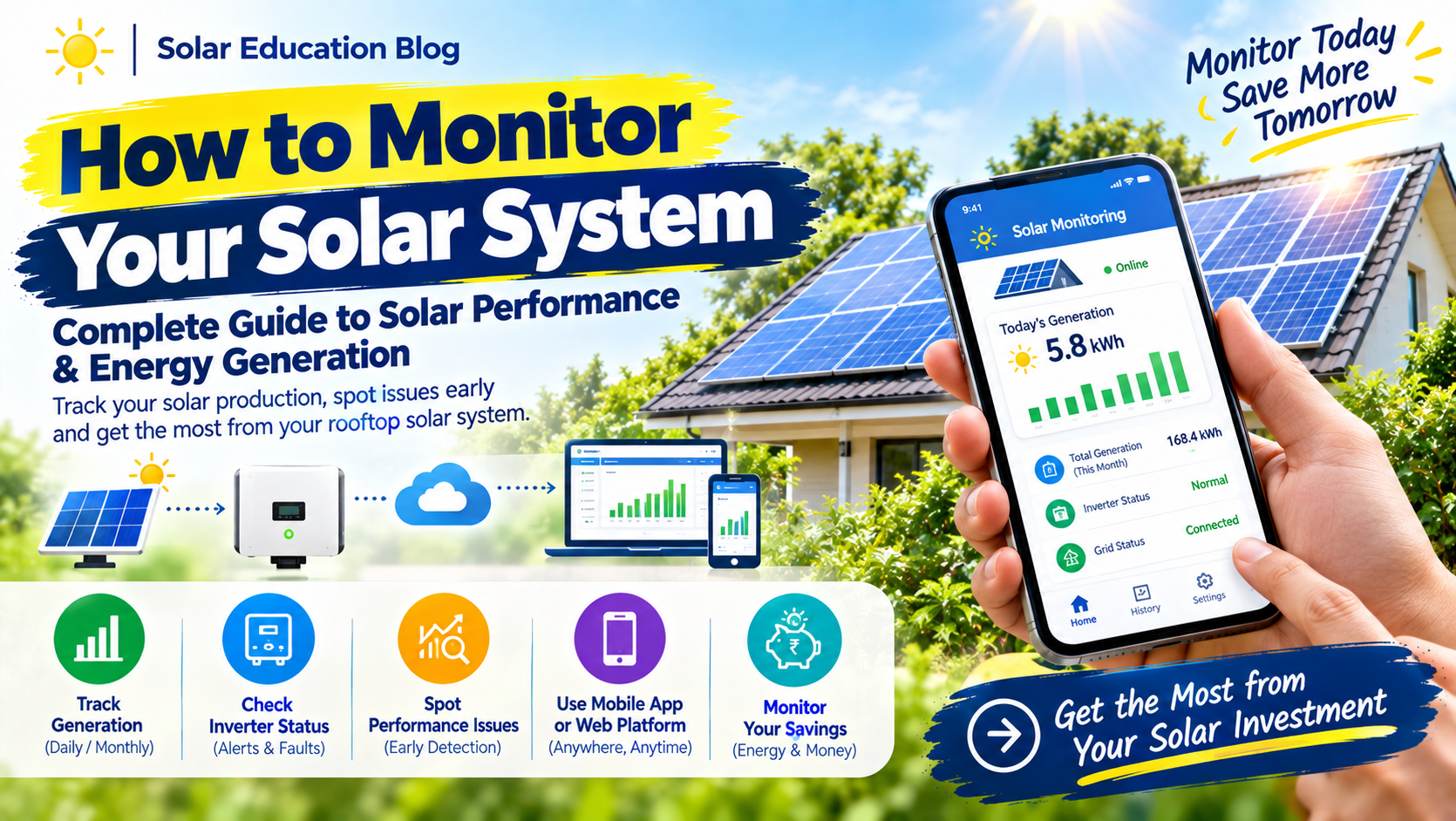 How to Monitor Your Solar System: Complete Guide to Solar Performance & Energy Generation